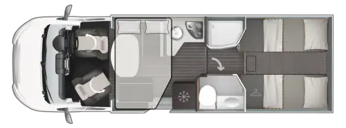 Roller Team Zefiro 685 (2025) Automatic floor plan